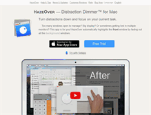 Tablet Screenshot of hazeover.com